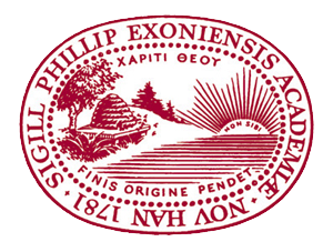 Phillips Exeter Academy seal, representing Peter Corbett's secondary school education