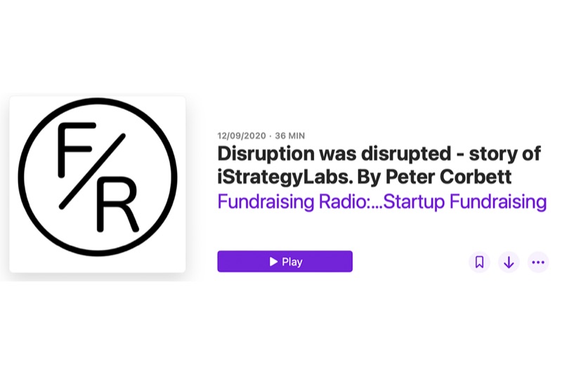 iStrategyLabs story by Peter Corbett, covering disruption, digital agency growth, and WPP acquisition