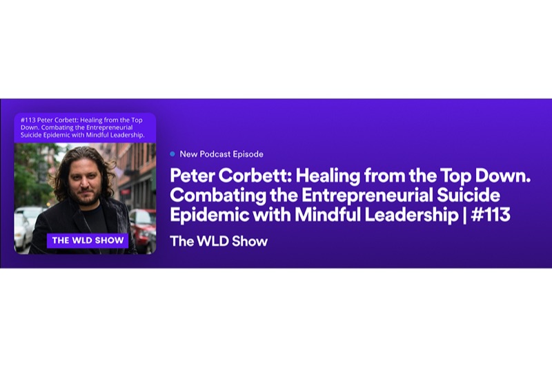 Mindful leadership and healing from the top down, covering executive stress management and CEO wellness